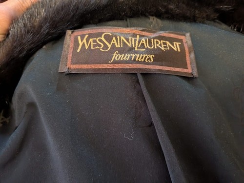 Yves saint laurent - yves, nerzmantel