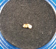 1 x  echtes Goldnugget 1 mm