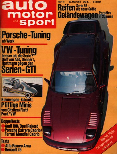 Zeitschrift auto motor und - motor,