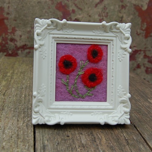 Mohnblumen gerahmtes bild - bild,