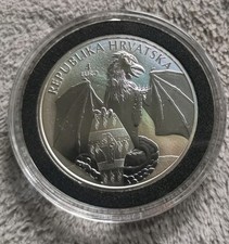 4 Euro Kroatien Mint 2024 Drache Unze SILBER 9999 nur 5.000 St. Erstausgabe Top 