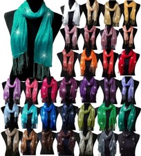 Damenschal Schal Tuch Glitzer