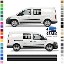 Auto Seiten-Streifen Aufkleber-Set,Dekor-Sticker komp. VW Caddy Maxi Farbwunsch