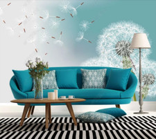 3D Pusteblume Blau Himmel