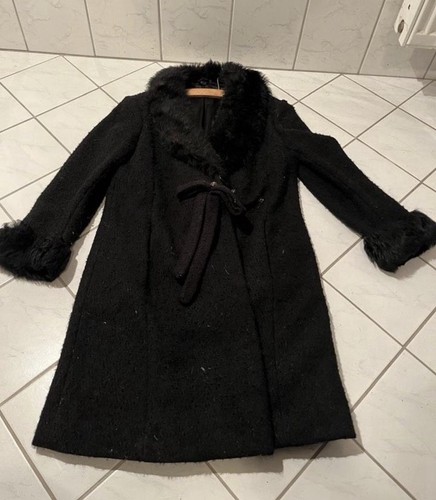 Vintage damen wollmantel - vintage,
