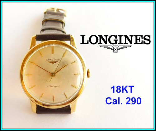 Vintage longines solid 18k - vintage,