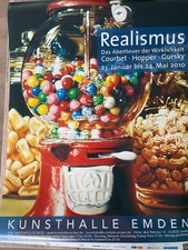 Realismus: Courbet-Hopper-Gursky - Plakat/Poster Kunsthalle Emden 2010