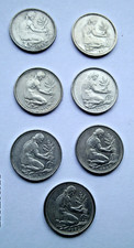 50 Pfennig 6 x