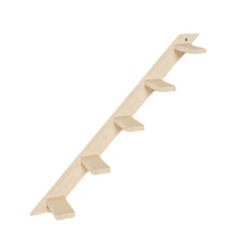 Katzenstufen Katzenleiter Katzentreppe Wandmontage Kletterwand 5 Stufen 1 m Holz