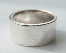 Ring schlicht zeitlos 925 Silber rhodiniert Vintage 70er Ring silver