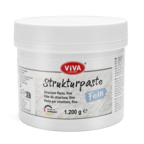 Strukturpaste weiß grob fein - weiß,