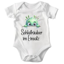 Unisex Babybody Weiss Kurzarm
