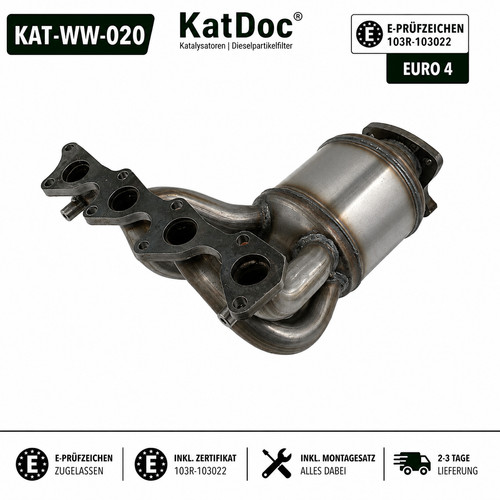 Katalysator fox 4 - vw,