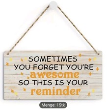 Awesome Deko Spruch Tafel Holz