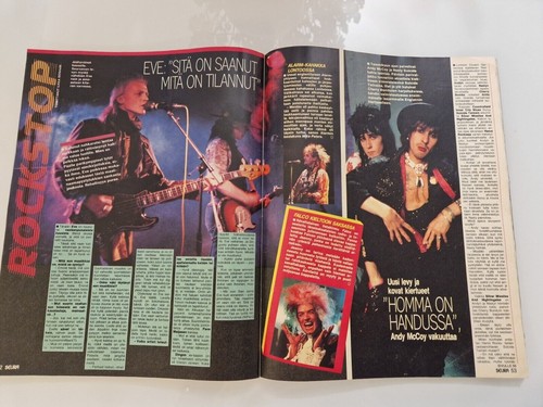 Falco very rare magazine - falco,