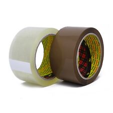 3M Scotch Klebeband 305 Packband Verpackungsband 66m:50mm transparent und braun