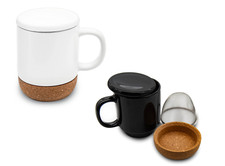 Teetasse mit sieb und - teetasse,