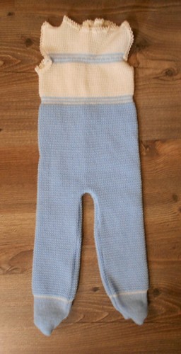 Strick strampler für baby - strick,
