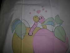 Graziela Time  Bettwäsche Kinderbettwäsche Äpfel Wurm  2 tlg z.verarbeiten Patch