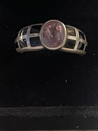 Vintage ovaler amethyst - 2, kt