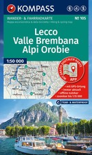 KOMPASS Wanderkarte 105 Lecco