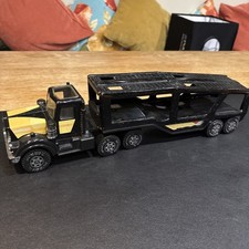 Vintage 1983 Buddy L Kenworth Power Drivers Truck Semi Transporter Pressed Steel