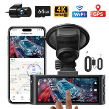 REDTIGER 4K Dashcam Auto Vorne Hinten Touchscreen 3,18 Zoll Mit Hardwire-Kit