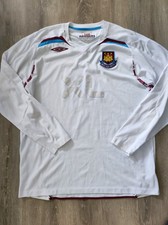West Ham United Trikot- Größe L - 2007/08 - langarm