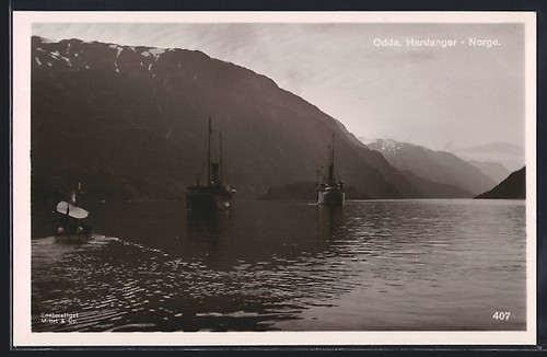 Ansichtskarte odda hardanger - ansichtskarte,