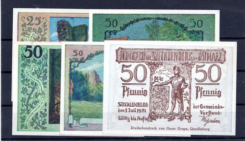 Stecklenberg scheine notgeld - scheine,