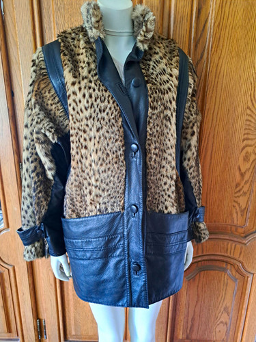 Vintage lederjacke - vintage,