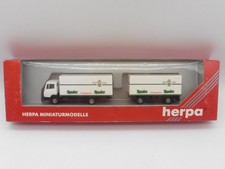 1:87   Herpa   143561    Mercedes Benz 814 Hängerzug Koffer Stauder Bier /   OVP