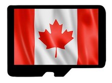 KANADA microSD Topo Karte für