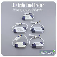 LED  driver 300mA 3/5/7W/12W/18W/25W/36W/50W LED Trafo LED Treiber Transformator