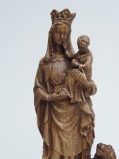 ALTE MADONNA GIPS FIGUR