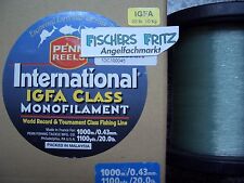 PENN Schnur Angelschnur  International IGFA Class Monofil 1000m, 0,43mm, 10kg