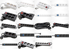 Kopp Mehrfachsteckdose Steckdosenleiste 3-, 4-, 6-, 9-, 12-fach (un-)beleuchtet