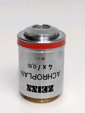 Zeiss Achroplan 4x/ 0,10 oo/- Mikroskop Objektiv (44 00 20) RMS
