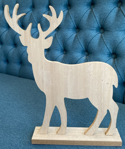 Hirsch holzhirsch holz figur - holz,