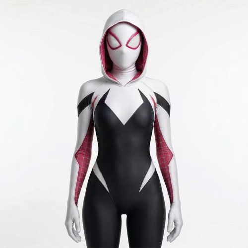 White spider hero kostüm - white, für