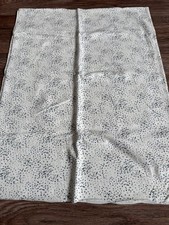 Nr. 89 Stoff Jersey weiß/blau gemustert 0,5x1,40m