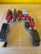 H0/1:87 Roco Oldtimer Feuerwehrfahrzeuge, Johanniter, Borgward, Omnibus