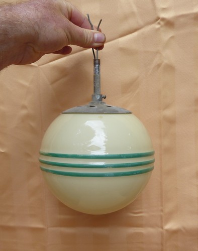 Vintage glaskugel deckenlampe - glaskugel,
