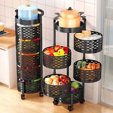 Heikoeco® Servierwagen, Küchenwagen, Rollwagen, Servierwagen mit Rollen