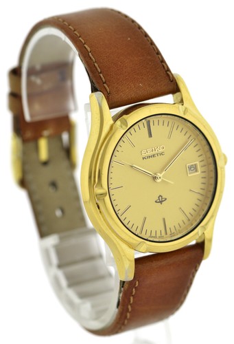 Seiko kinetic vergoldete - seiko,