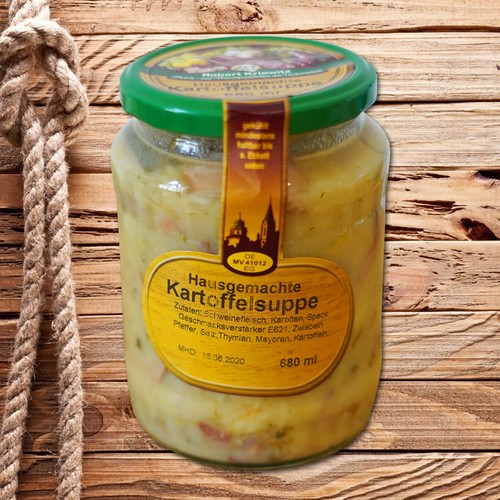 Hausgemachte kartoffelsuppe - kartoffelsuppe,