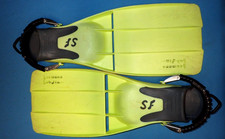 Seemann Subfin SF1, Geräteflossen in Gr. XL, Edelstahl Spring Straps, §