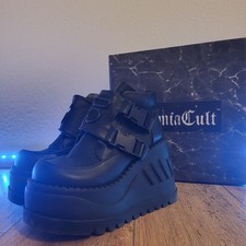 Demonia Cult stomp-15  Schuhe Größe 39 Gothic Schuhe   nahezu perfekten Zustand