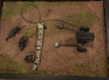 15cm Nebelwerfer Modell 1:35 2.Weltkrieg Wehrmacht mit Crew gebaut und bemalt