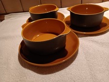 Melitta 3 Suppentassen Ocker/braun